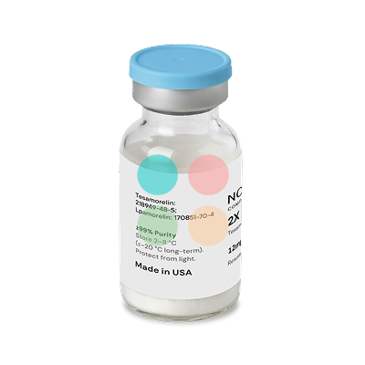 Novera 2X Blend: Tesamorelin (10mg)+Ipamorelin (2mg)